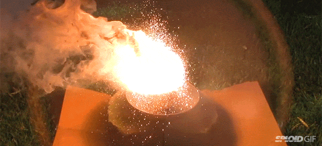 Can The Indestructible Hockey Puck Survive The Endless Fire Of Thermite?