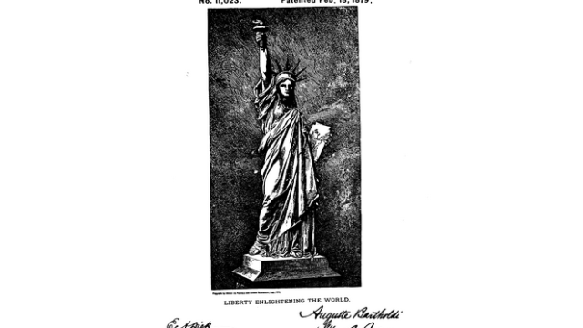 The Statue Of Liberty Has Her Own Patent