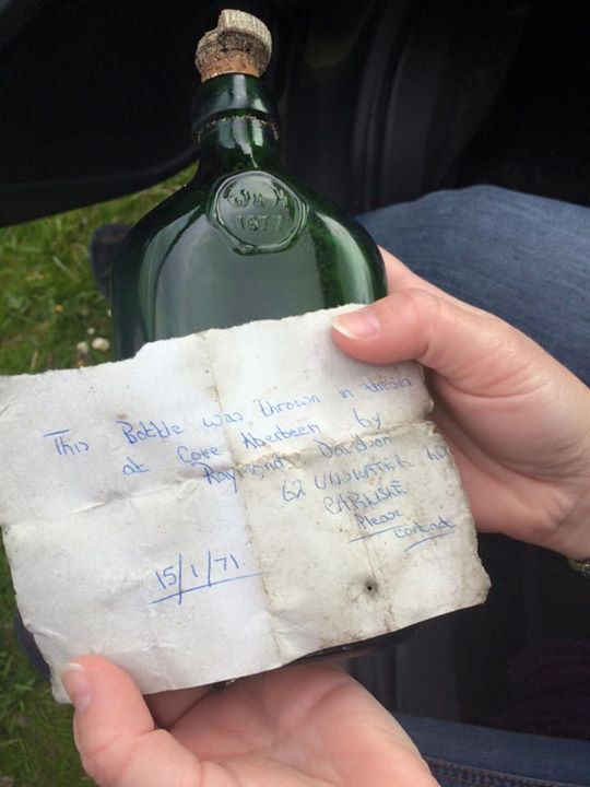 Australians Reunite Man With Message In A Bottle He Tossed Into The Sea In 1971