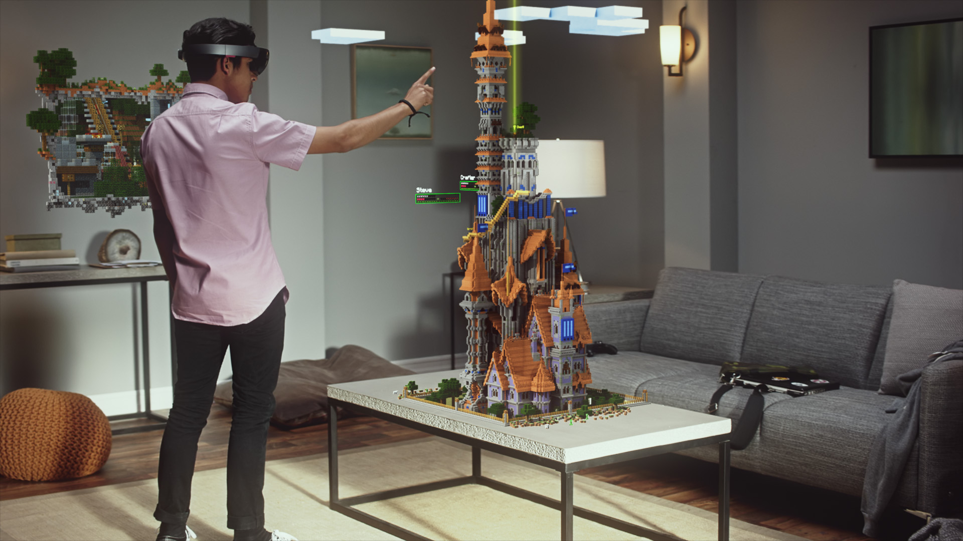 I Played Minecraft With Microsoft’s HoloLens, And It Was Pretty Awesome