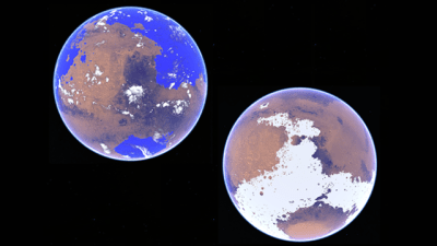 That Ancient Martian Ocean? It Might Have Been Frozen.