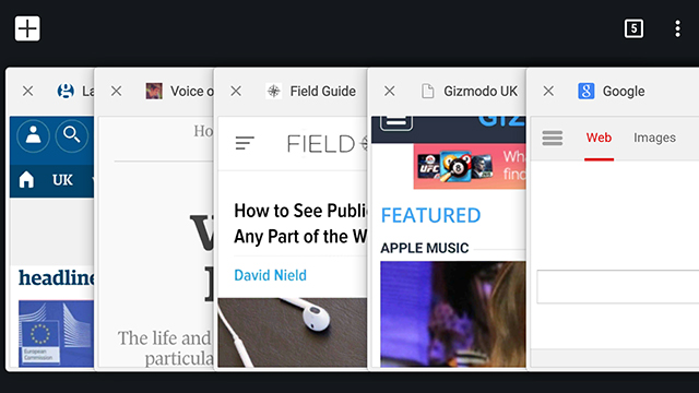 Manage Chrome Tabs As A Single App In Android Lollipop