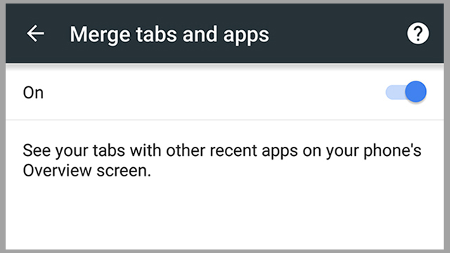 Manage Chrome Tabs As A Single App In Android Lollipop