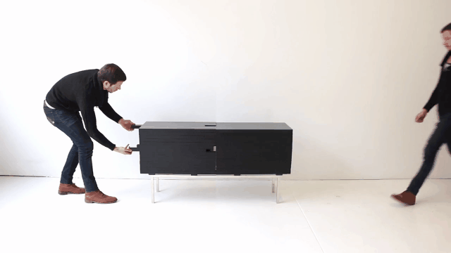 These Crazy Transforming Cabinets Use Old-School Woodworking Tricks