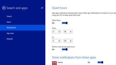 How To Disable Notifications By App Or Time In Windows 8.1