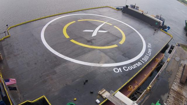 This Is SpaceX’s Second Barge, Preparing To Catch A Rocket On Sunday