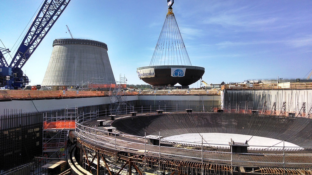 America’s First New Nuclear Plant In 30 Years Is Well Under Way
