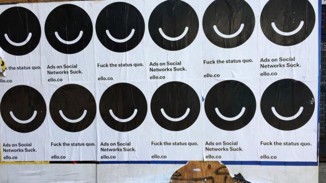 Ello’s New ‘F**k The Status Quo’ Ads Are Hilariously Hypocritical