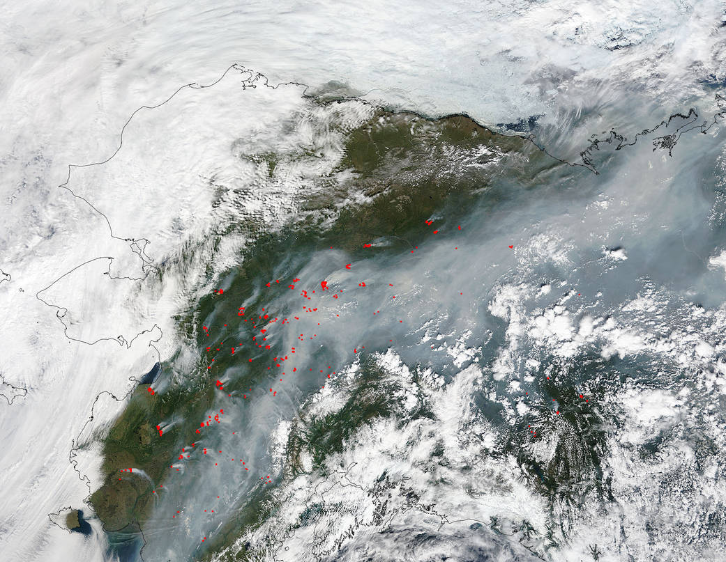 So Many Fires Are Burning In Alaska And Canada There’s Smoke Over Texas