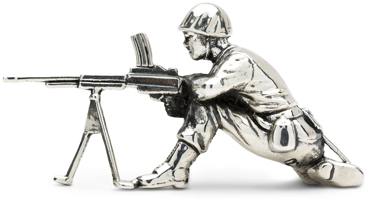 Sterling Silver Army Men Guarantee Your Kids Are Adequately Spoiled