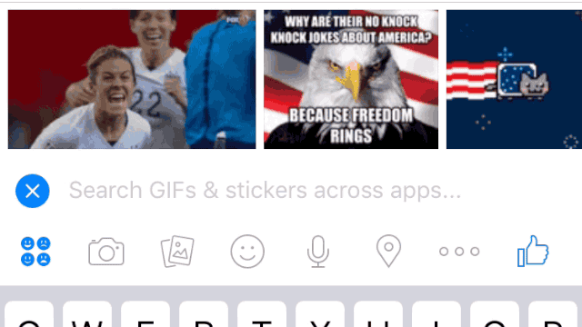 Facebook Really Would Like You To Use GIFs In Messenger