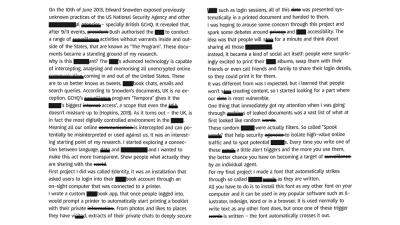 This Free Font Automatically Redacts NSA Surveillance Trigger Words