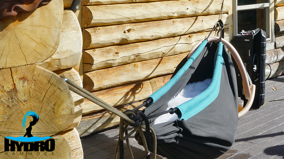 There Will Never Be Anything More Relaxing Than A Hot Tub Hammock