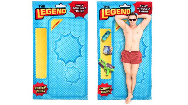 Everyone’s An Action Figure While Lying On This Beach Towel