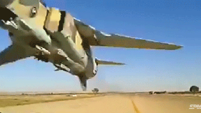 Watch A MiG-23 Fighter Jet Fly Insanely Close To The Ground