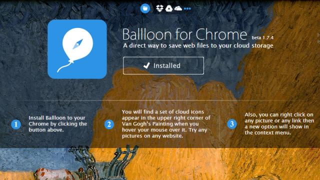 Use The Ballloon Extension To Save Files Straight To The Cloud
