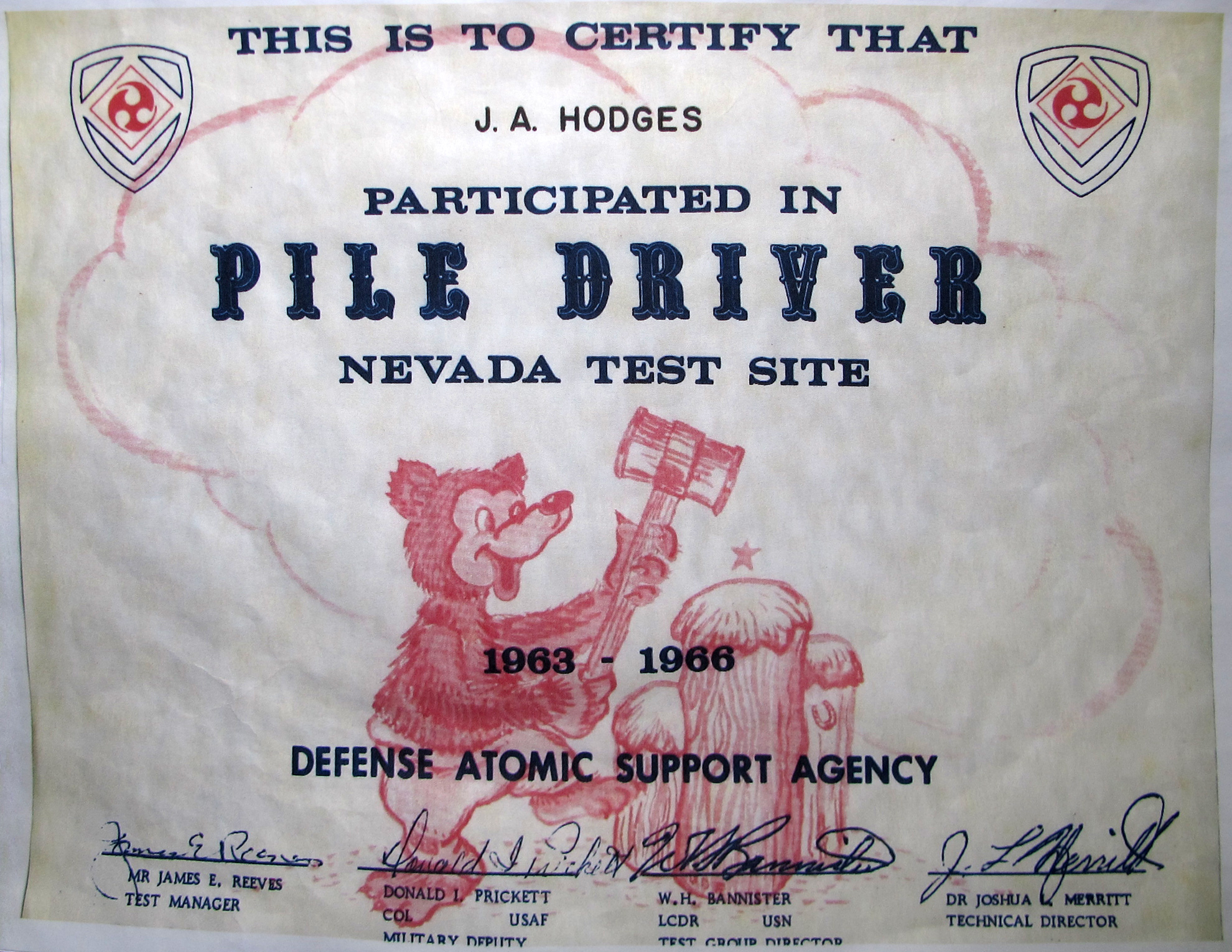 America Used To Give Out Weird Participation Awards For Nuclear Tests