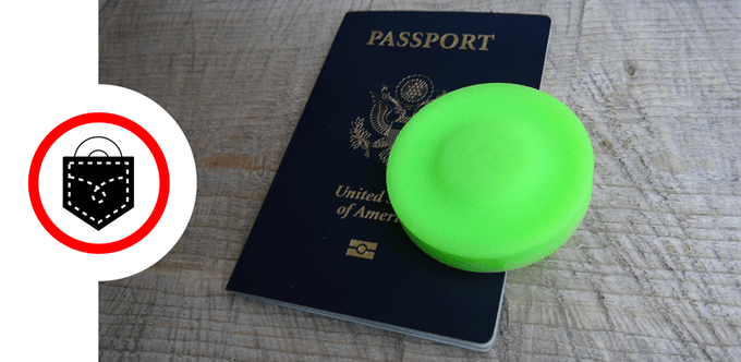 A Pocket-Sized Frisbee Ball You Can Play Catch With