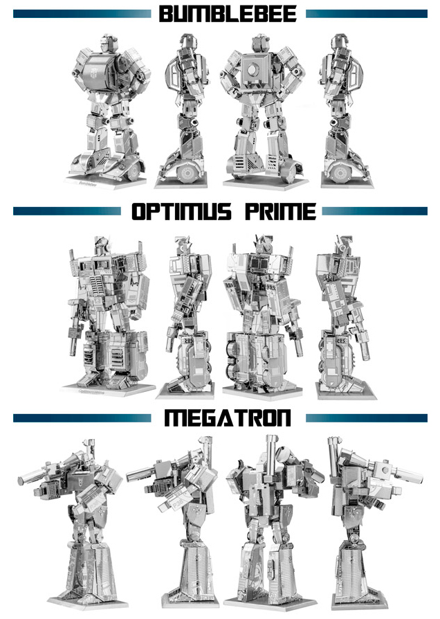 Transform A Thin Metal Sheet Into Optimus Prime, Bumblebee Or Megatron