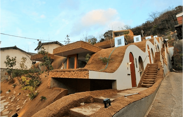 These Geothermal Homes Use Heat From The Mountainside They’re Built Into