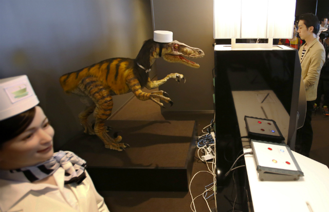 Behold, A Real Hotel Staffed By Talking Androids And Robotic Dinosaurs