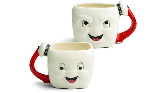 A Stay Puft Marshmallow Man Mug With A Naughty And Nice Side