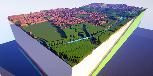 The British Geological Survey Is Recreating UK Towns In Minecraft