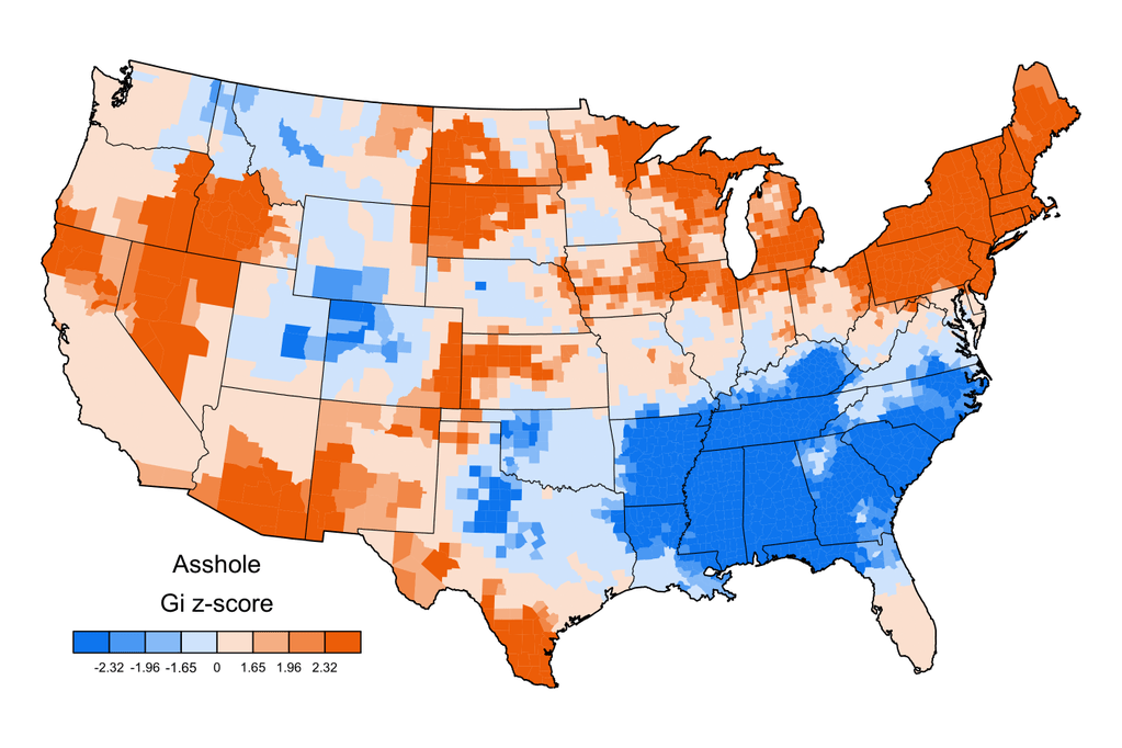 How People Swear Across The US, Mapped