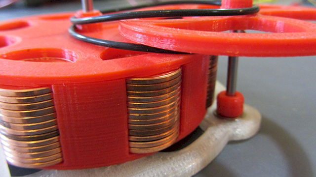 104 Pennies Help This Simple 3D-Printed Toy Walk