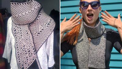 These Mathematical Scarves Are Designed By A Computer Algorithm 