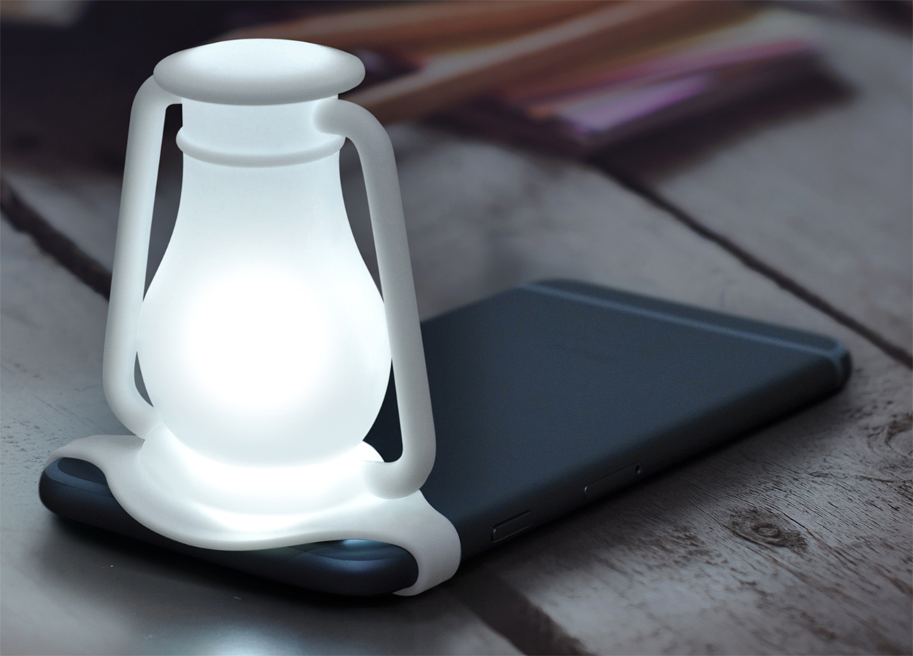 A Silicone Strap Turns Your Phone’s Camera Flash Into A Bedside Lamp
