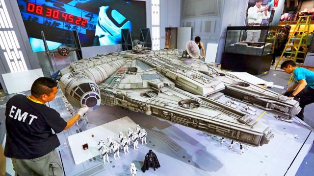 This Is What A Monstrous 5.5m Long Millennium Falcon Toy Looks Like