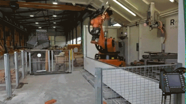This Robot Stacks Bricks Into Impossible-Looking Building Facades