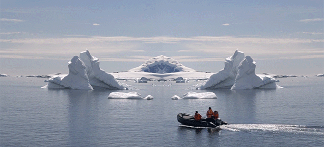 Stunning Video Of Antarctica Creates An Unsettling Mirrored World