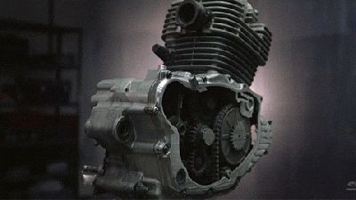 Watch A Motorbike Engine Disintegrate One Millimetre At A Time