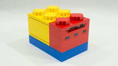 This Tiny Computer Stacks Together Into A Colourful LEGO Brick 