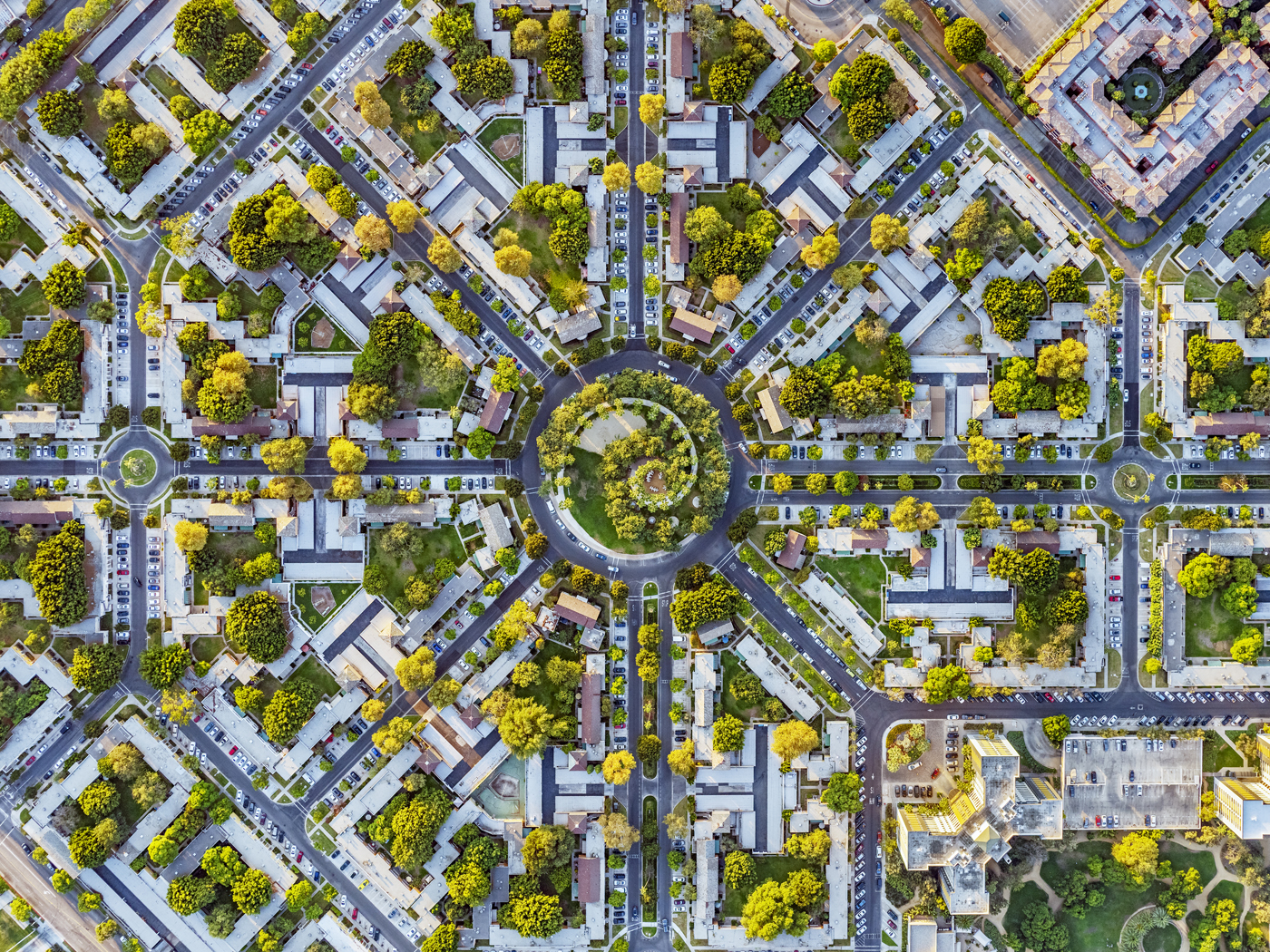 These Colourful Patterns Are Famous US Neighbourhoods From Above