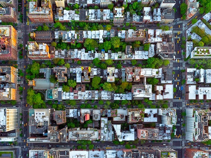 These Colourful Patterns Are Famous US Neighbourhoods From Above