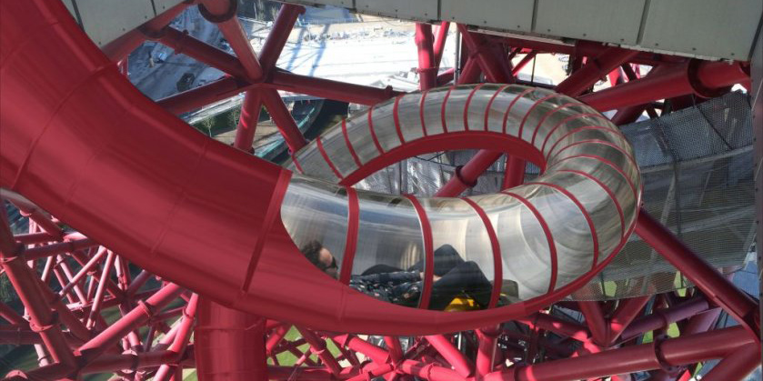 London’s Crazy Olympic Park Tower Is Being Turned Into A Giant Slide