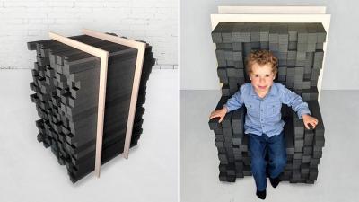 Turn These Giant Bundles Of Foam Into Comfy Custom Seating