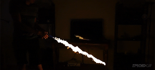 A Sword Made Of Fire Is The Coolest Thing