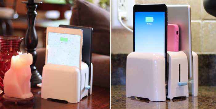 A Toaster That Charges Your Phones And Keeps Cables Hidden Away