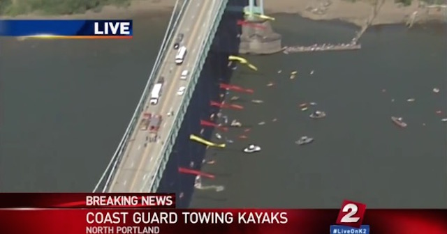 Portland Is Trying To Stop An Oil Tanker With Kayaks And Canoes