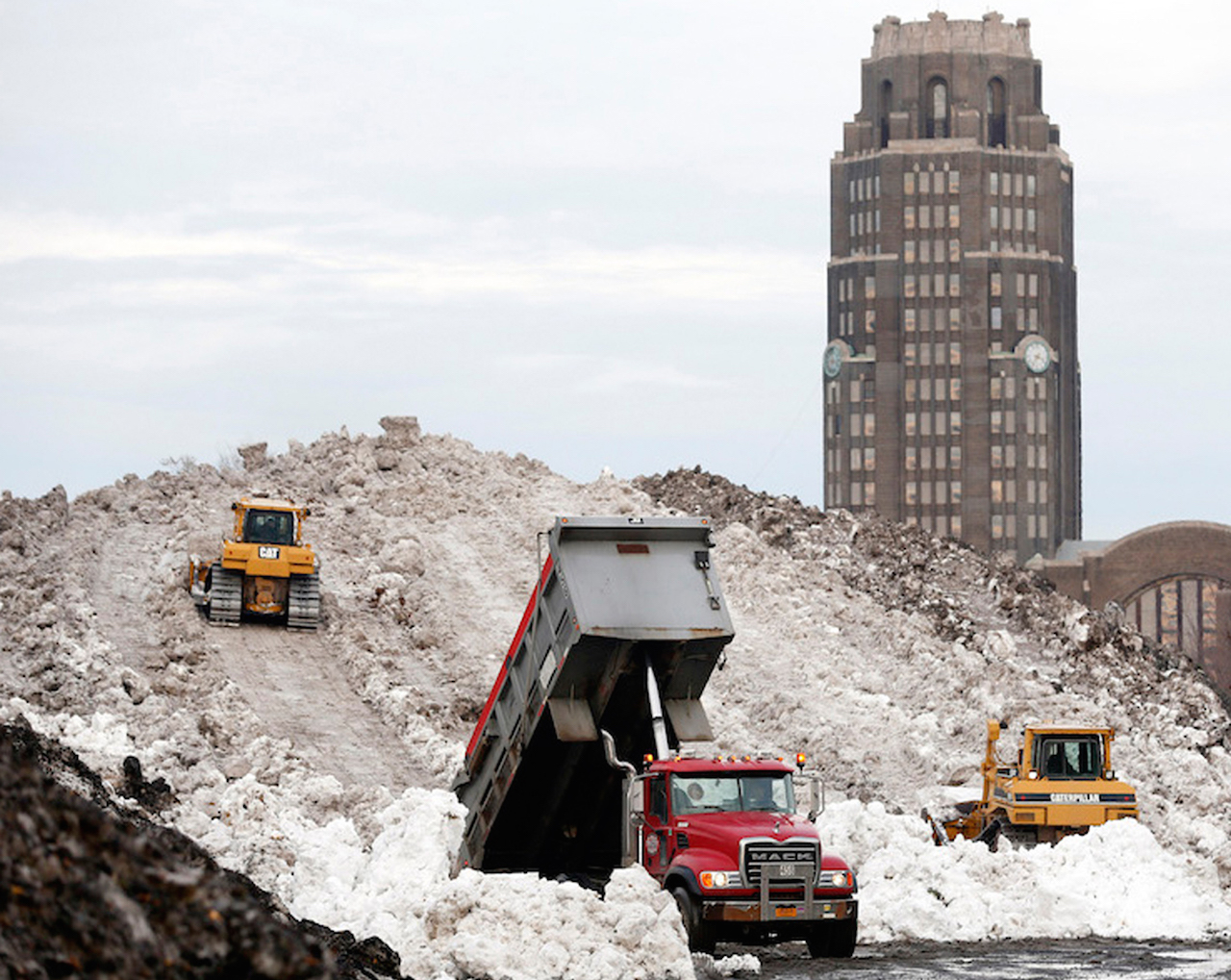 Why Haven’t These Dirty Piles Of Snow Melted Already?