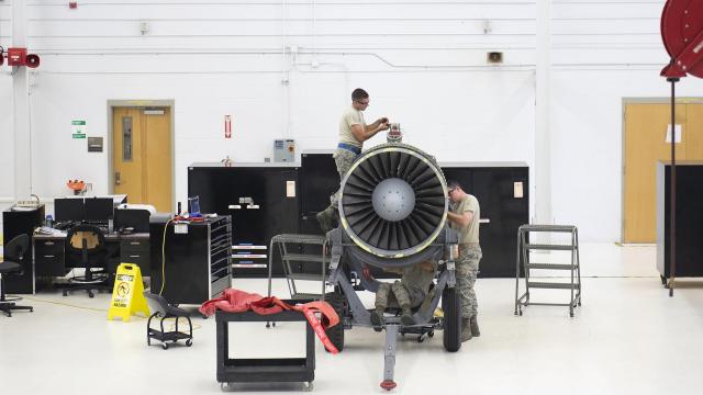 This Air Force Workshop Is Like An Engineering Operating Theatre