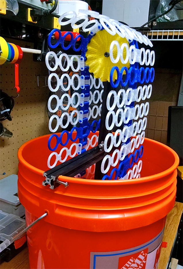 This 3D-Printed Machine Blows 14,000 Bubbles Per Minute