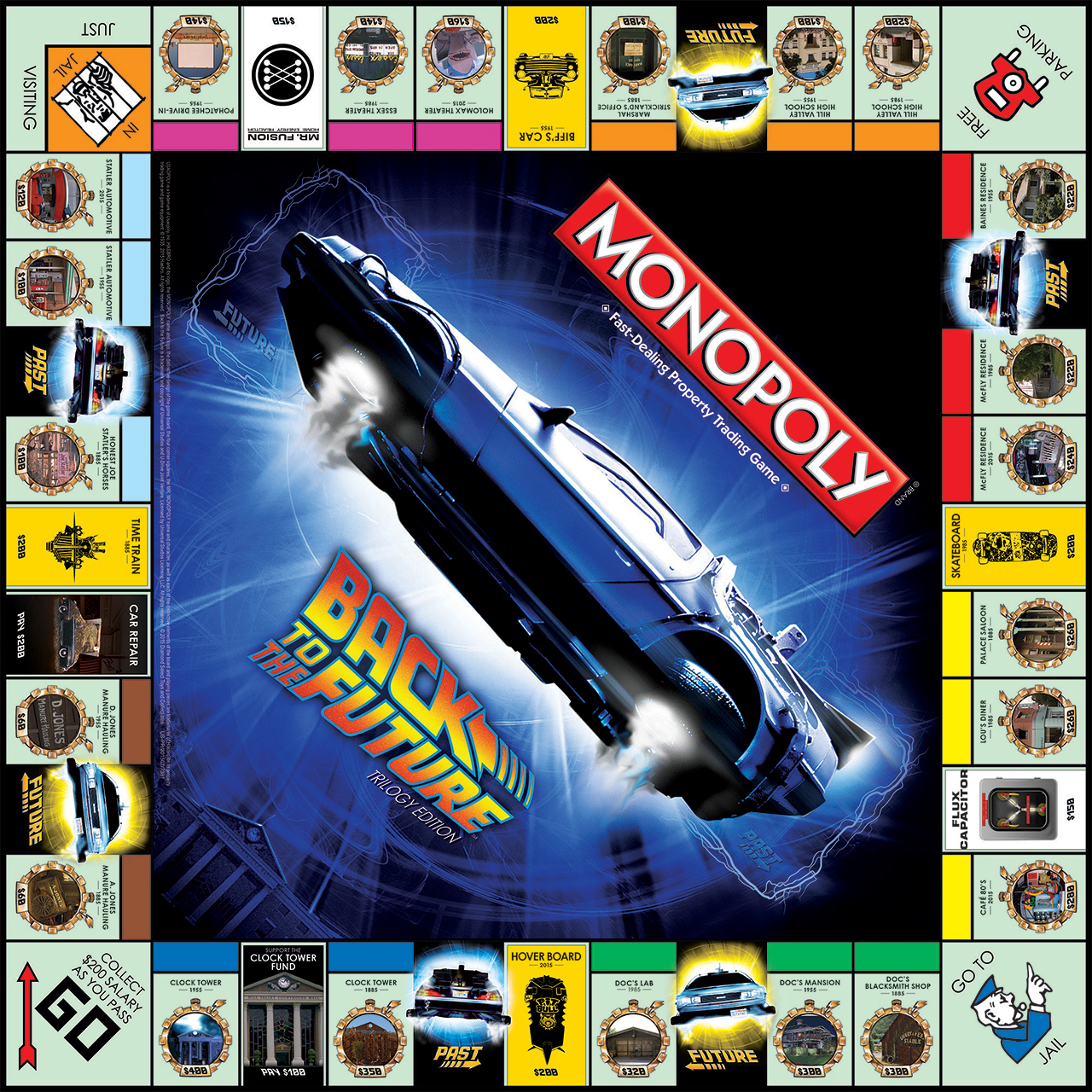 You’ll Fight Over BTTF Monopoly’s Tokens Before The Game Even Starts