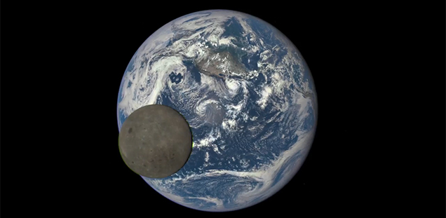 Watch The Moon Cross The Face Of The Earth In This Incredible Video