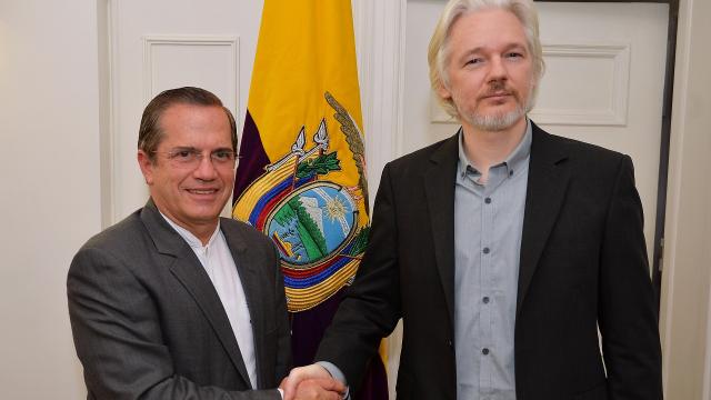 Why Won’t Julian Assange Condemn Ecuador’s Spying Software? 