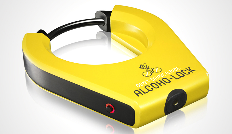 A Breathalyser Bike Lock Makes You Blow Clean Before Cycling